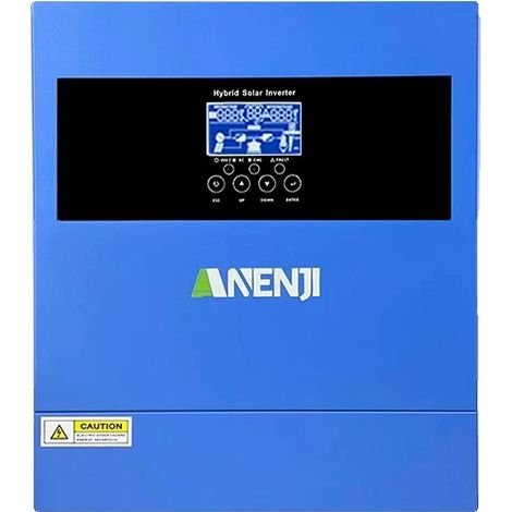 Inversor solar híbrido, para uso en red y fuera de la red, tecnología de onda sinusoidal pura, ANJ-4000W-24V-WIFI (1/2)