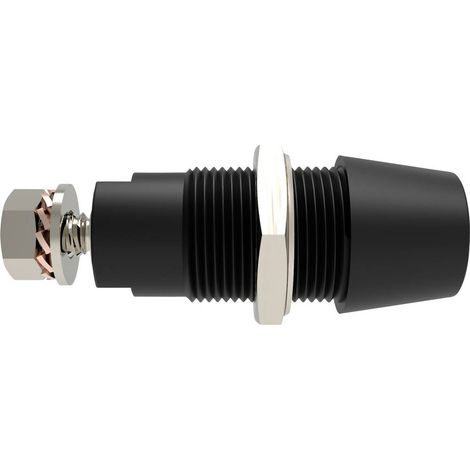 Schützinger DI SAB 9430 Ni / SW Presa di sicurezza montaggio in superficie dritto Nero 1 pz.