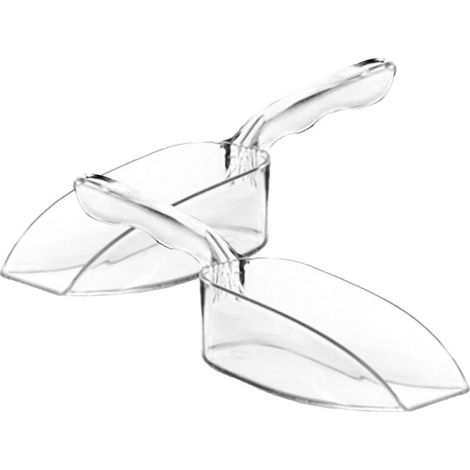 2 pièces Transparente Mehrzweck Eisschaufeln aus Acryl Praktische Mehlschaufeln Leichte (1/5)