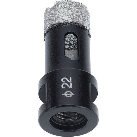 Foret diamanté brasé sous vide pour carottage, scie cloche pour granit, marbre et béton, 22 mm (1/5)