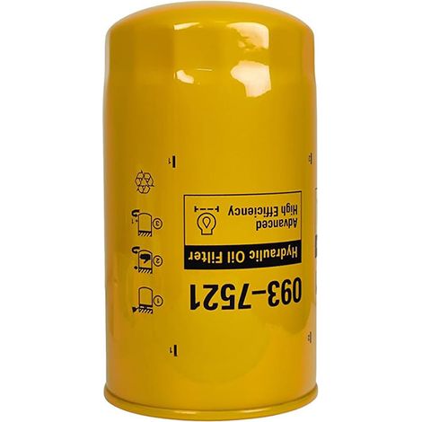 093-7521 Fuel filter element suitable for Caterpillar excavators. (1/5)