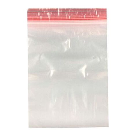 Pack of 100 Snap Lock Bags - 25 x 35 cm - Plastic - Snap Seal - 40 Sizes to Choose From (1/5)