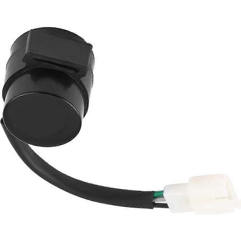 Relais clignotant rond à trois broches pour motos, scooters, cyclomoteurs et quads GY6 50-250 cm³. (1/3)
