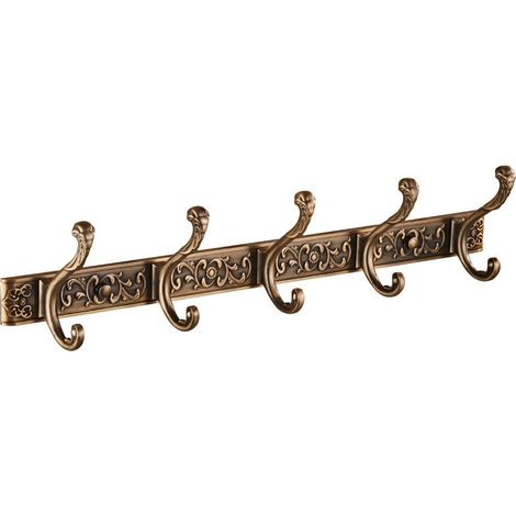 Appendiabiti vintage da parete in alluminio, 53 cm – Resistente alla corrosione – Facile installazione con viti incluse – Per cappotti e borse (1/3)