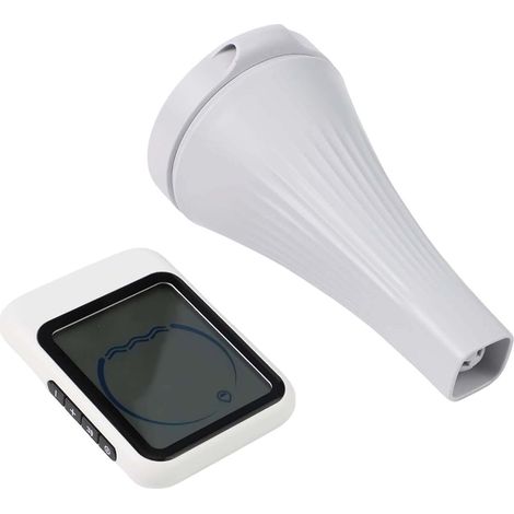 Thermomètre de piscine sans fil IP68 - Jauge de température d'eau flottante pour piscines, spas, plongeant froid - Portée de 100 m - Écran LCD pour Celsius Fahrenheit (1/5)