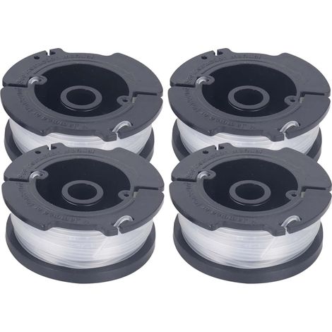 Bobine Fil Nylon pour Coupe-Bordure Black+Decker compatible AF-100-3ZP - Lot de 4 (1/5)