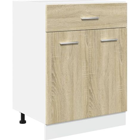 Armadio Inferiore Cassetto “Lyon” Rovere Sonoma 60x46x81,5 vidaXL