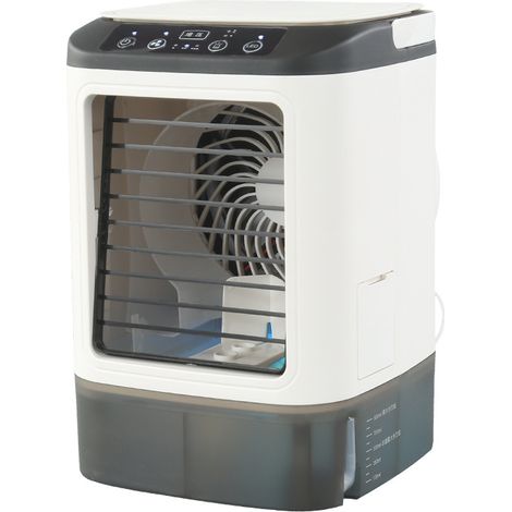 Mini ventilateur brumisateur portable, ventilateur rafraîchissant à brumisation humidifiant pour bureau et maison (1/4)