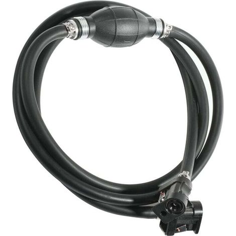 Tuyau de Carburant Essence Pompe pour Moto,Tuyau de Conduite de Carburant Moteur de Bateau,Kit de Connecteurs de RéservoirD'essence de Moteur,Convient à la Plupart des Moteurs Hors-bord (1/4)