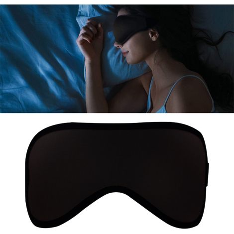Masque de sommeil 3D en mousse à mémoire de forme avec bouchons d'oreilles, masque de sommeil 3D profilé amélioré, ultra doux, respirant et ajustable, bandeau occultant pour femmes et hommes