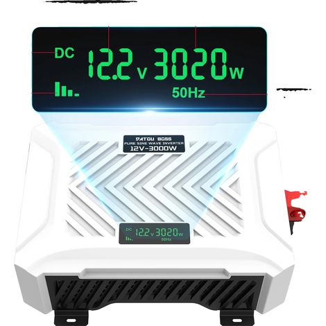 Onduleur DC en AC, Haute Efficacité, Refroidissement Fiable, 12V 3000W, Europe (1/2)