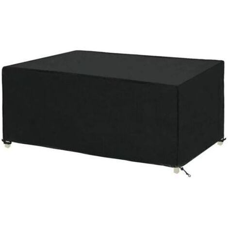 Housse Table Jardin Rectangulaire Housse de Protection Imperméable pour Meubles de Jardin Housse de Protection pour Salon de Jardin Bache de Protection étanche Tissu Oxford (1709470cm) (1/4)