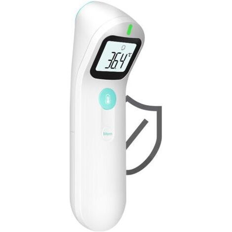 [JAMAIS UTILISÉ]Thermomètre frontal numérique sans contact pour adultes, thermomètre infrarouge pour bébés et enfants avec alarme de haute température (1/4)