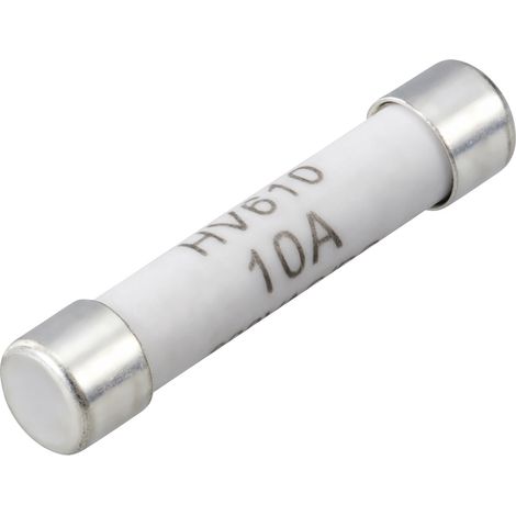 VOLTCRAFT VC 100er Fuse Multimetersicherung (Ø x L) 6.35 mm x 31.8 mm 10 A 600 V/AC, 600 V/DC Flink (1/2)