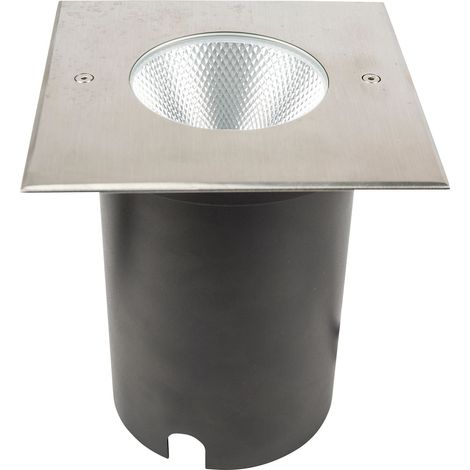 Encastré de sol extérieur COLOSS 4 SWITCH carré inox 2400K-4000K 20W - EUROPOLE - 54256