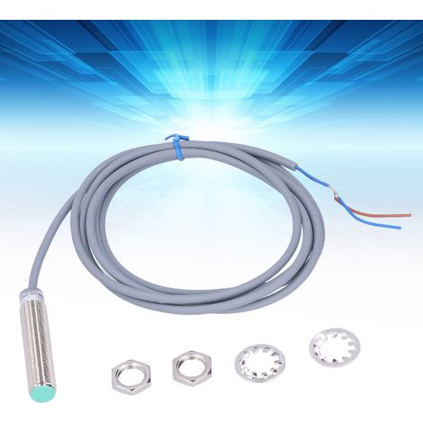 Détecteur de Proximité Capacitif Étanche Haute Précision avec Écrou et Joint pour Métal et Papier AC90-250V BEM12-02-AB (1/5)