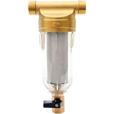 Filtre à sédiments réutilisable 1/2' – Maille en acier inoxydable – Filtration 40-90 microns – Protection plomberie contre rouille et débris (1/5)