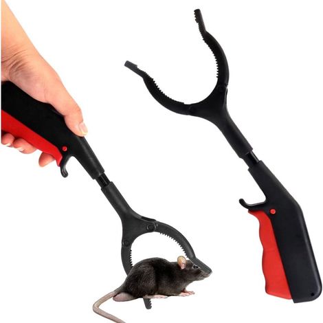 AGE 2pcs Pince Ramasse Objet 30cm Outils De Ramassage Pince, Pince de Ramassage Court, Pince Ramasse Dechets, Portable Pince de Préhension pour Les Personnes Âggées Cour Jardin (1/5)