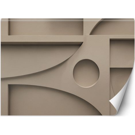 Papier peint Minimaliste Formes Relief 200x140 (1/5)