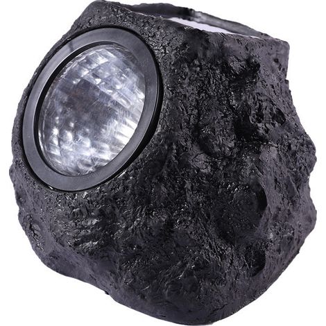 Nouvelle Lampe Solaire Forme Rocher, LED Étanche Paysage, Lampe Décorative Chemin pour Jardin et Cour (1/5)