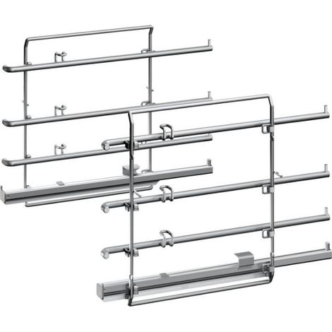 Kit tiroir confort pour four et cuisinière – Compatible avec Bosch, Siemens, Neff – Longueur 60cm, largeur 40cm, matériau acier inoxydable