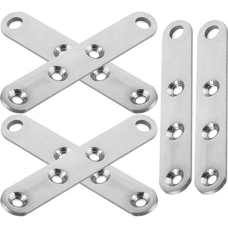 Lot de 6 Charnières à Broche Haut-Bas en inox (1/5)