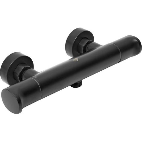 Mitigeur de douche Swiss Aqua Technologies Dark sans kit de douche 150 mm noir SATBSDA268C (1/5)