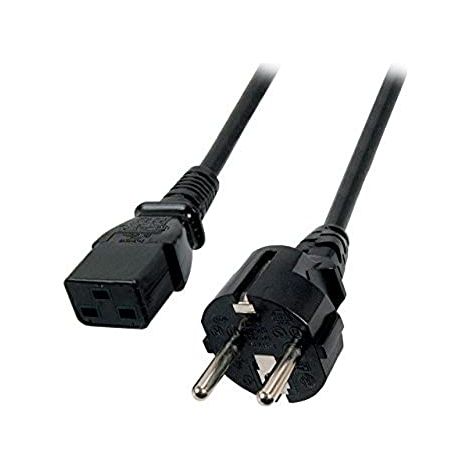EFB Elektronik EK511.3 cable de transmisión Negro 3 m Enchufe tipo F C19 acoplador