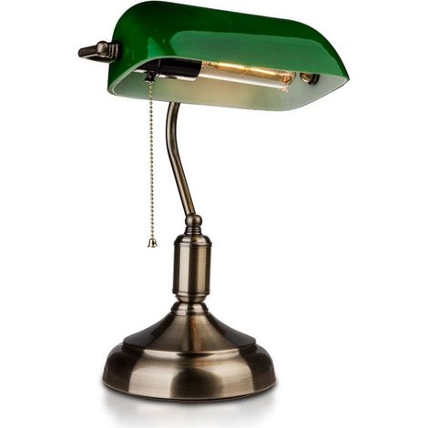 Lámpara de mesa LED vintage de metal V-TAC, difusor inclinable E27 (1/5)