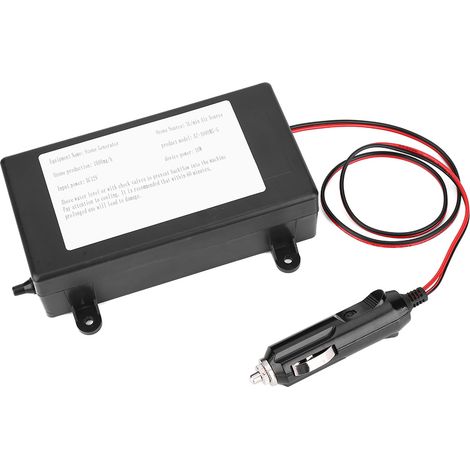 Générateur d'ozone pour voiture 10 W DC12 V 1000 mg/h, ozoniseur désodorisant (1/5)