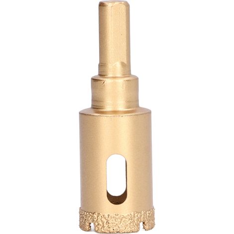 Scie Cloche Diamantée - Foret Noyau Brasé 22mm - Pour Carrelage Verre Granit Marbre - Profondeur 35mm (1/5)