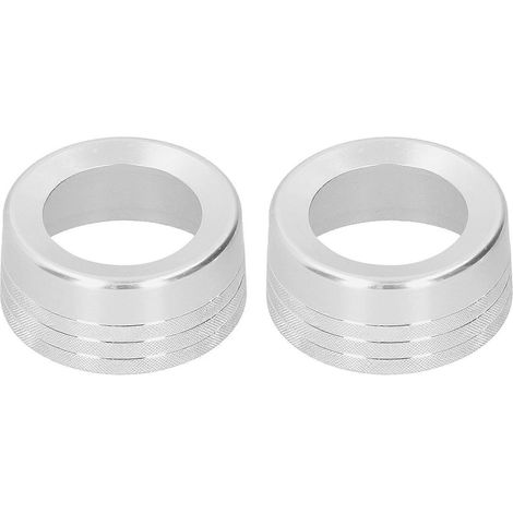pièces, garniture de bouton rotatif en alliage d'aluminium pour interrupteur de climatisation, compatible avec Tundra 2014-2018 (1/4)