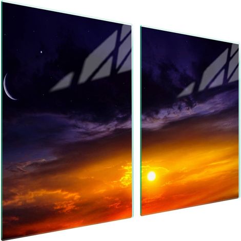Glasschutzplatte für den Herd 2x45x52 Sonne (1/5)