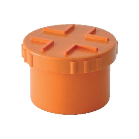 TAPPI A VITE IN PVC ROSSO Diam. 160