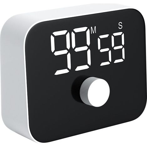 royaluxe -Grand écran LED minuterie numérique – 99 minutes cuisine et de bureau minuterie améliore la productivité, idéal pour la cuisine, salle de classe, bureau, enseignants, personnes âgées compte (1/5)