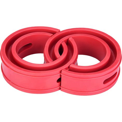 Amortisseur de voiture rouge - Kit de 2 coussins de suspension (1/5)