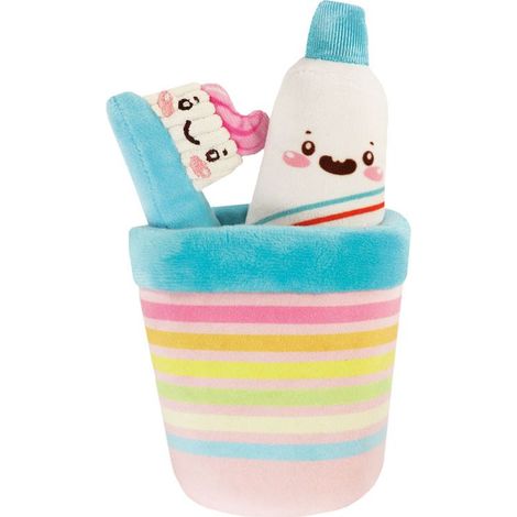 Toy let gioco per cani set dentini multicolore 19 cm
