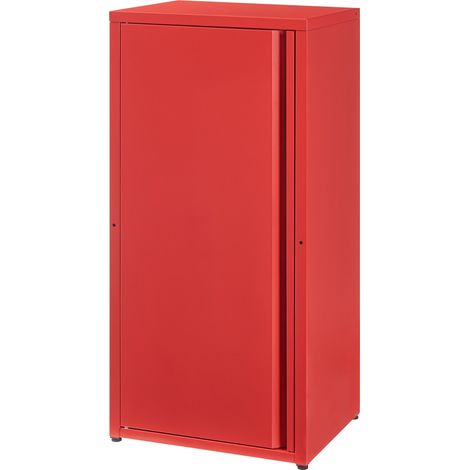 Mobiletto/scaffale in metallo rosso 88 x 40 x 35 cm 030008908