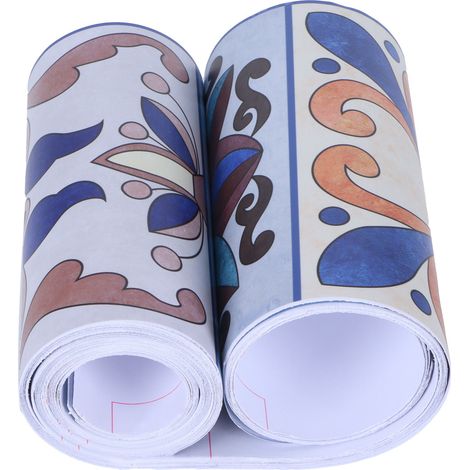 13 Autocollants Carrelage Imperméables, Revêtement Mural PVC Épais, Décorations Escalier Résistantes pour Intérieur