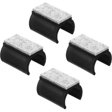 Patins en Feutre U pour Pieds de Chaise, Lot de 4, antidérapants et résistants, 20 mm d'épaisseur, Protection pour parquet en Bois Franc, Usage intérieur (1/5)