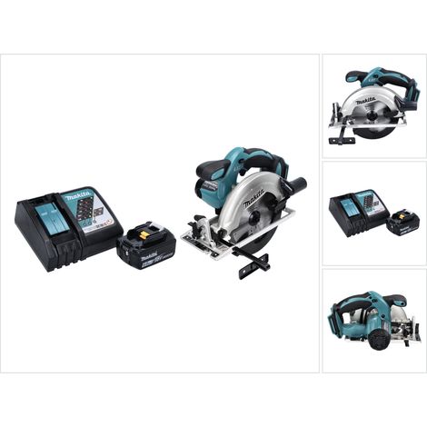 Sega circolare a batteria Makita DSS 611 RG1 18 V 165 mm + 1x batteria 6,0 Ah + caricatore