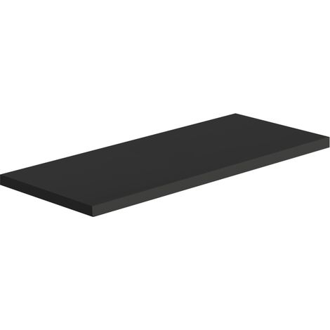 Mensola da Muro, Scaffale Legno, Mensola da Parete, Nero, 56x23,7x2,3 cm - Smart (1/5)