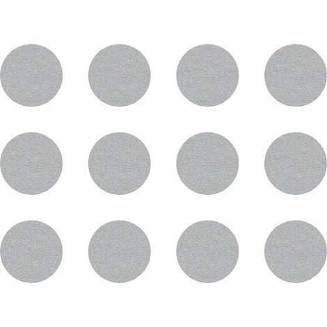 12 selbstklebende Schraubenabdeckungen, 40 mm Durchmesser, Schutzstopfen für Löcher an Möbeln, Tischen, Stühlen und im Haushalt, Aluminium (1/4)