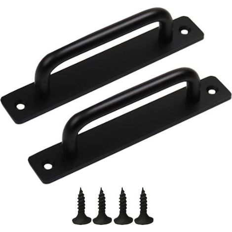 Maniglie per porte, 2 pezzi, maniglie per porte scorrevoli, maniglia per anta di armadio, maniglia per porta in alluminio, maniglia per porta del balcone con viti, per ante di armadi (210 x 25 mm) - C