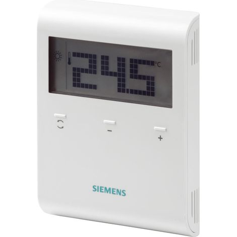 thermostat ambiance - ecran lcd - a piles aaa - siemens rdd100.1 (1/4)