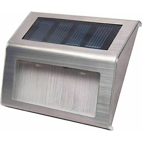 Éclairage solaire pour escaliers, 1 lampe blanche-Online Store (1/4)