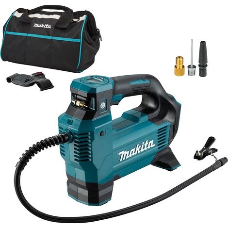 Makita DMP181Z 18V LXT Cordless Digital Inflator Bare + Adapters + Bag (1/4)