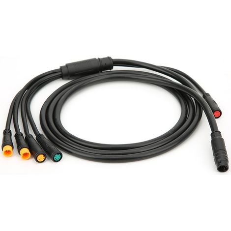 1 pour 5 Câble Intégré Vélo avec Fonction Lumière pour Contrôleur E-Bike Étanche (1/5)