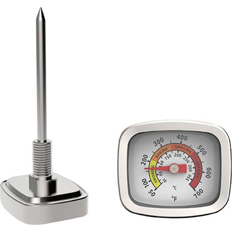 Thermomètre de barbecue d'extérieur en acier inoxydable - Thermomètre de barbecue - Appareil de mesure de la température pour Charbroil (1/5)