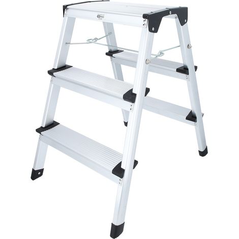 KS Tools Aluminium-Stufen-Stehleiter